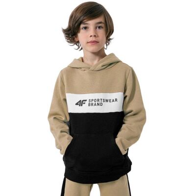 Bluza sportowa Dla Chłopca 4F Jasny Brąz Hjz22 Jblm003 82S-128Cm Bluza sportowa Dla Chłopca 4F Jasny Brąz Hjz22 Jblm003 82S-128Cm