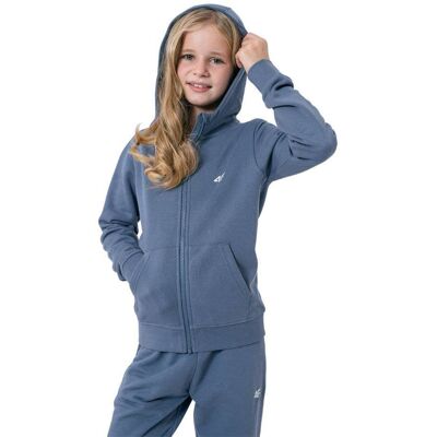 Bluza sportowa Dla Dziewczynki 4F Denim Hjz22 Jbld001 32S-128Cm Bluza sportowa Dla Dziewczynki 4F Denim Hjz22 Jbld001 32S-128Cm