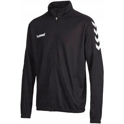 Bluza sportowa dziecięca Hummel czarna r.152 zamek długi rękaw Bluza sportowa dziecięca Hummel czarna r.152 zamek długi rękaw