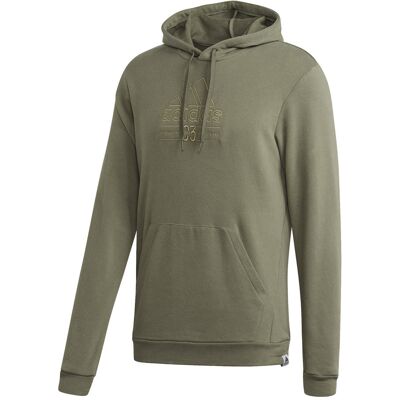 Bluza sportowa męska adidas Brilliant Basics Hooded zielona GD3846 Bluza sportowa męska adidas Brilliant Basics Hooded zielona GD3846