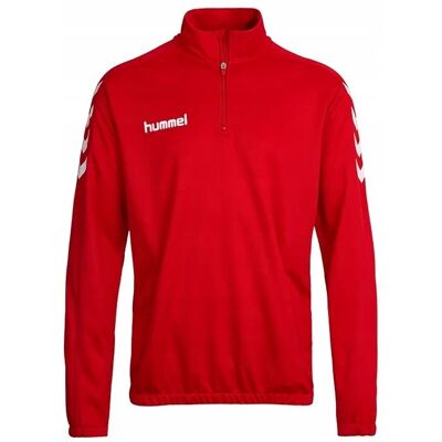 Bluza sportowa męska Hummel Core 1/2 Zip Sweat zamek czerwony logo r.3XL Bluza sportowa męska Hummel Core 1/2 Zip Sweat zamek czerwony logo r.3XL