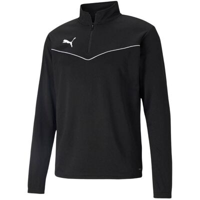 Bluza sportowa męska Puma Teamrise 1 4 Zip Top sportowy Czarna 657394 03-M Bluza sportowa męska Puma Teamrise 1 4 Zip Top sportowy Czarna 657394 03-M
