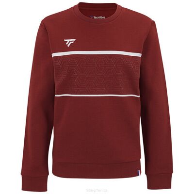 Bluza tenisowa damska Tecnifibre Team Sweat bordowa XS Bluza tenisowa damska Tecnifibre Team Sweat bordowa XS