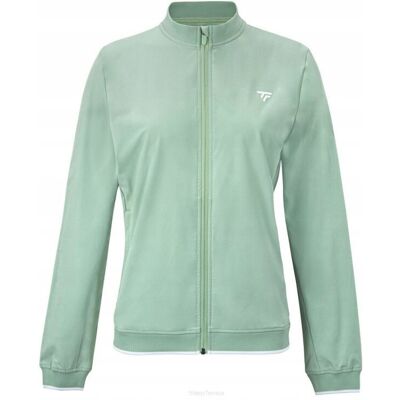 Bluza tenisowa juniorska damska Tecnifibre Team Light Jacket zielona 6-8 lat Bluza tenisowa juniorska damska Tecnifibre Team Light Jacket zielona 6-8 lat