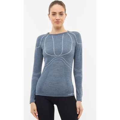 Bluza termoaktywna damska Viking Lana Pro Merino Longsleeve 08 szary - L Bluza termoaktywna damska Viking Lana Pro Merino Longsleeve 08 szary - L
