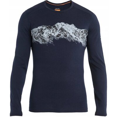 Inny producent Bluza termoaktywna Icebreaker 200 Oasis L/S Crewe - męska, kolor atlantis, rozmiar XL Inny producent Bluza termoaktywna Icebreaker 200 Oasis L/S Crewe - męska, kolor atlantis, rozmiar XL