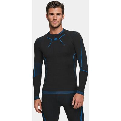 Bluza termoaktywna męska Alpinus Lillehammer czarno-niebieska zimowa odzież XL/2XL Bluza termoaktywna męska Alpinus Lillehammer czarno-niebieska zimowa odzież XL/2XL