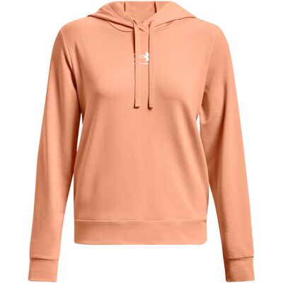 Bluza treningowa damska Under Armour Rival Terry Hoodie pomarańczowa 1369855 L Bluza treningowa damska Under Armour Rival Terry Hoodie pomarańczowa 1369855 L