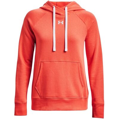 Under Armour Rival Fleece HB Bluza z kapturem - Pomarańczowa - Damska Under Armour Rival Fleece HB Bluza z kapturem - Pomarańczowa - Damska
