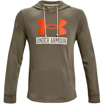 Bluza UNDER ARMOUR Rival Terry 1370390-361 S brązowy-zielony Bluza UNDER ARMOUR Rival Terry 1370390-361 S brązowy-zielony