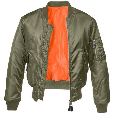Brandit Kurtka Bomberka MA1 Olive - Olive - 5XL Brandit Kurtka Bomberka MA1 Olive - Olive - 5XL