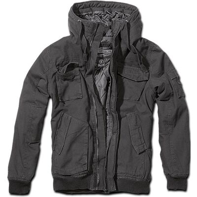 Brandit Kurtka Zimowa Bronx Czarna - Czarny - XXL Brandit Kurtka Zimowa Bronx Czarna - Czarny - XXL