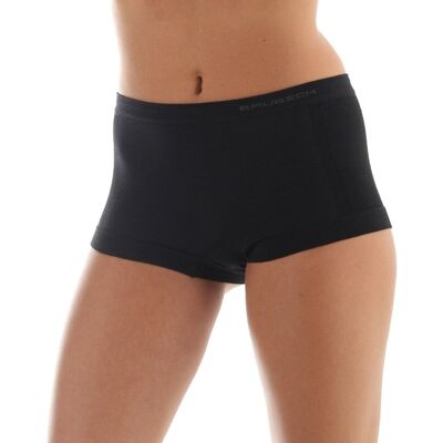Brubeck, Bokserki damskie, Comfort Wool, czarny, rozmiar M Brubeck, Bokserki damskie, Comfort Wool, czarny, rozmiar M