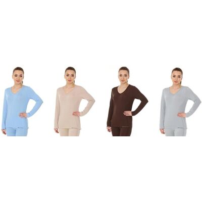 BRUBECK, Koszulka damska, Comfort Night, rozmiar XL BRUBECK, Koszulka damska, Comfort Night, rozmiar XL