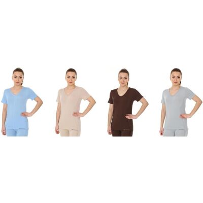 BRUBECK, Koszulka damska krótki rękaw, Comfort Night, rozmiar XL BRUBECK, Koszulka damska krótki rękaw, Comfort Night, rozmiar XL