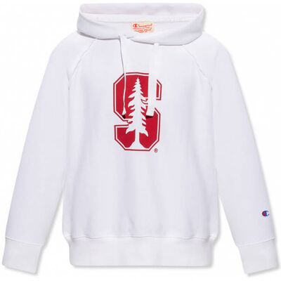 Champion Hooded Sweatshirt White - S Champion Hooded Sweatshirt White - S
