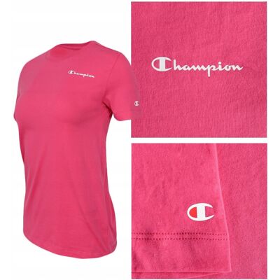 Champion Koszulka Damska 114912 Różowa Rozmiar S Champion Koszulka Damska 114912 Różowa Rozmiar S