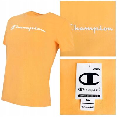 Champion Koszulka Damska 115422 Żółta Rozmiar M Champion Koszulka Damska 115422 Żółta Rozmiar M