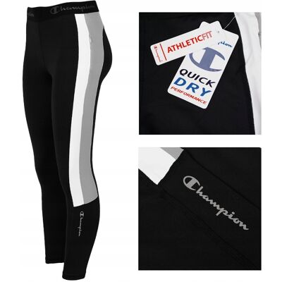 Champion Legginsy Damskie 114047 Czarne Rozmiar S Champion Legginsy Damskie 114047 Czarne Rozmiar S