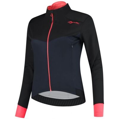 Damska Kurtka Rowerowa Rogelli Winterjacket Contenta Blue\black\coral - Rozmiar S Damska Kurtka Rowerowa Rogelli Winterjacket Contenta Blue\black\coral - Rozmiar S