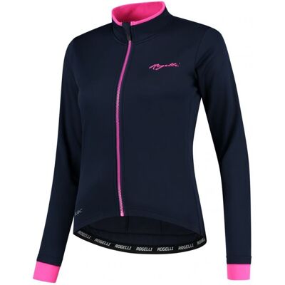 Damska Kurtka Rowerowa Rogelli Winterjacket Essential Blue/pink - Rozmiar Xs Damska Kurtka Rowerowa Rogelli Winterjacket Essential Blue/pink - Rozmiar Xs