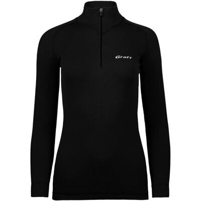 DAMSKI GOLF TERMOAKTYWNY GRAFF DUO SKIN 200 (907-D) - Czarny-2XL DAMSKI GOLF TERMOAKTYWNY GRAFF DUO SKIN 200 (907-D) - Czarny-2XL