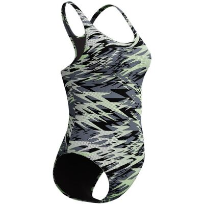 Inny producent Damski Strój Kąpielowy Speedo HYPERBOOM PRINT MEDALIST 1PC BLACK/LIGHT GREEN Inny producent Damski Strój Kąpielowy Speedo HYPERBOOM PRINT MEDALIST 1PC BLACK/LIGHT GREEN