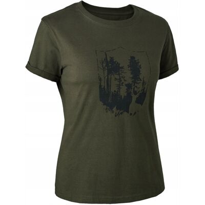 inna (Inny) DAMSKI T-SHIRT DEERHUNTER 8389 - Zielona Kora-40 inna (Inny) DAMSKI T-SHIRT DEERHUNTER 8389 - Zielona Kora-40