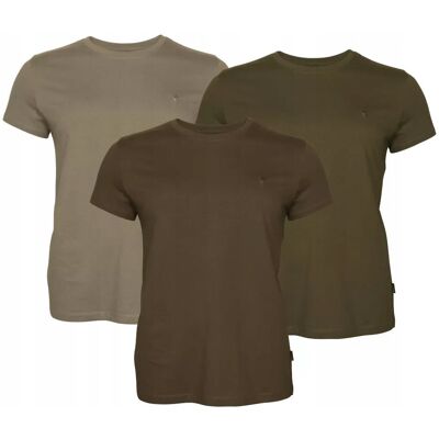 DAMSKI T-SHIRT PINEWOOD 3-PACK 3447 - Zielony/Brąz Myśliwski/Khaki -M DAMSKI T-SHIRT PINEWOOD 3-PACK 3447 - Zielony/Brąz Myśliwski/Khaki -M
