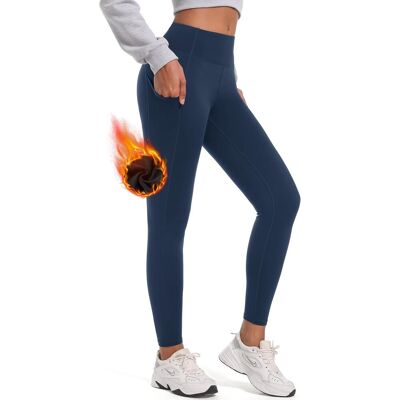 Inny producent Damskie Legginsy Termoaktywne Ocieplane Wysoki Stan Termiczne Niebieskie S Inny producent Damskie Legginsy Termoaktywne Ocieplane Wysoki Stan Termiczne Niebieskie S