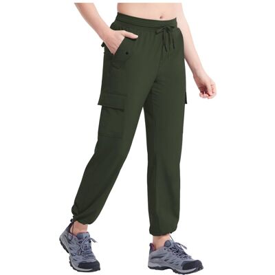 Inny producent Damskie Spodnie 3/4 Cargo Trekkingowe Wodoodporne Sportowe Capri Zielone XS Inny producent Damskie Spodnie 3/4 Cargo Trekkingowe Wodoodporne Sportowe Capri Zielone XS