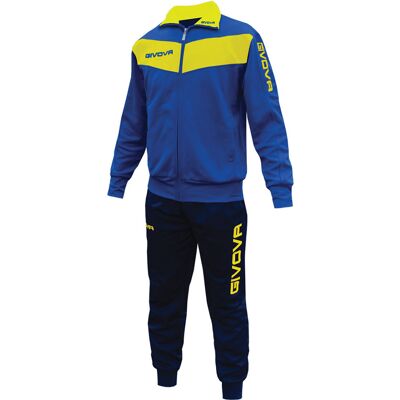 Dres Givova Tuta Visa Niebiesko-Żółty Tr018 0207 Dres Givova Tuta Visa Niebiesko-Żółty Tr018 0207