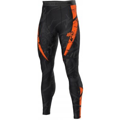 Extreme Hobby Legginsy Męskie Neo Orange S Extreme Hobby Legginsy Męskie Neo Orange S