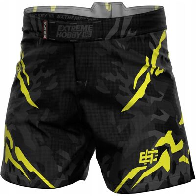 Extreme Hobby Spodenki Athletic Black Panther Czarno-Żółte Xl Extreme Hobby Spodenki Athletic Black Panther Czarno-Żółte Xl