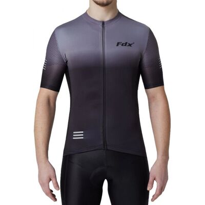 FDX Duo Men's Short Sleeve Summer Cycling Jersey GREY - Rozmiar S FDX Duo Men's Short Sleeve Summer Cycling Jersey GREY - Rozmiar S