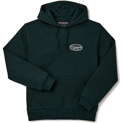 Inny producent Filson - Prospector Embroidered Hoodie 320 Fir Oval Fmfel0005 K0049 Inny producent Filson - Prospector Embroidered Hoodie 320 Fir Oval Fmfel0005 K0049