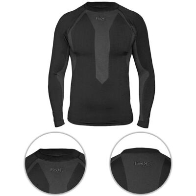 Fox Outdoor Bluza Termoaktywna Czarna - XL Fox Outdoor Bluza Termoaktywna Czarna - XL