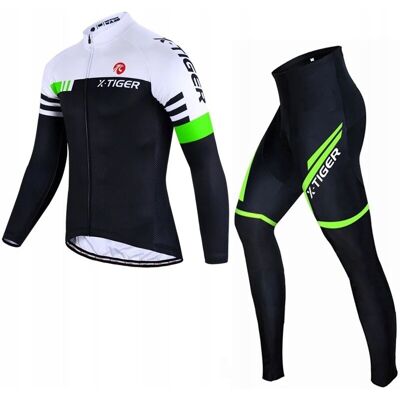X-Tiger GETRY SPODNIE ROWEROWE BLUZA OCIEPLANY ZESTAW MĘSKI Z WKŁADKĄ ŻELOWĄ 3XL X-Tiger GETRY SPODNIE ROWEROWE BLUZA OCIEPLANY ZESTAW MĘSKI Z WKŁADKĄ ŻELOWĄ 3XL
