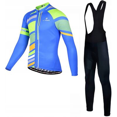 X-Tiger Getry Spodnie Rowerowe Kamizelka Ocieplany Zestaw Męski Wkładka Żelowa 3XL X-Tiger Getry Spodnie Rowerowe Kamizelka Ocieplany Zestaw Męski Wkładka Żelowa 3XL
