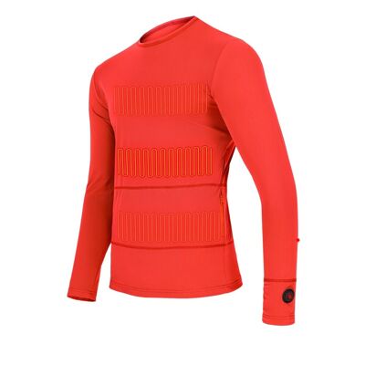 Glovii, Ogrzewana bluza, czerwony, rozmiar L Glovii, Ogrzewana bluza, czerwony, rozmiar L