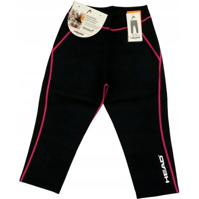 Head Fitness Spodenki Damskie Capri Neopren Siłownia Aerobik Sport R. S Róż Head Fitness Spodenki Damskie Capri Neopren Siłownia Aerobik Sport R. S Róż