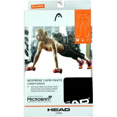 Head Fitness Spodenki Damskie Neopren Siłownia Aerobik Capri R. 2xl Szare Head Fitness Spodenki Damskie Neopren Siłownia Aerobik Capri R. 2xl Szare