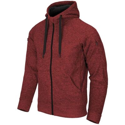 Helikon-Tex Bluza sportowa Bluza sportowa z kapturem Covert Tactical Hoodie (FullZip)® Czerwona - 3XL Helikon-Tex Bluza sportowa Bluza sportowa z kapturem Covert Tactical Hoodie (FullZip)® Czerwona - 3XL