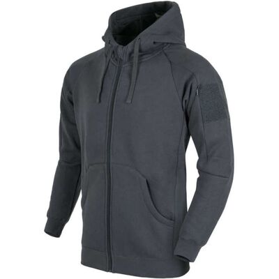 Helikon-Tex Bluza sportowa Bluza sportowa z kapturem Urban Tactical Hoodie Lite (FullZip)® Szara - M Helikon-Tex Bluza sportowa Bluza sportowa z kapturem Urban Tactical Hoodie Lite (FullZip)® Szara - M