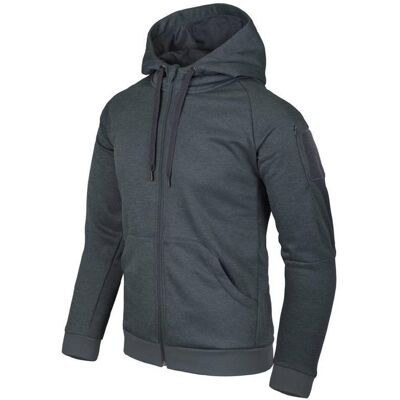 Helikon-Tex Bluza sportowa Urban Tactical Hoodie (FullZip)® Czarno-Szara - 3XL Helikon-Tex Bluza sportowa Urban Tactical Hoodie (FullZip)® Czarno-Szara - 3XL