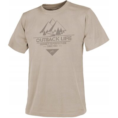Helikon-Tex T-Shirt Outback Life Beżowy XL Helikon-Tex T-Shirt Outback Life Beżowy XL