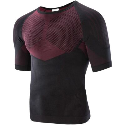 Hi-Tec, HANO Top sportowy, Bielizna termoaktywna męska, Bluza sportowa, Black/Dark Red, M/L Hi-Tec, HANO Top sportowy, Bielizna termoaktywna męska, Bluza sportowa, Black/Dark Red, M/L
