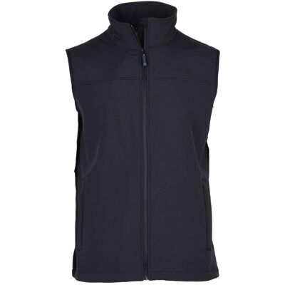 Hi-Tec, LUMAN, Kamizelka męska Softshel LBlack/Emerald Blue, XXL Hi-Tec, LUMAN, Kamizelka męska Softshel LBlack/Emerald Blue, XXL