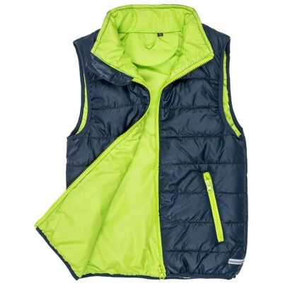 Result Kamizelka dziecięca rozpinana Soft Shell Granatowy/Limonkowy r. S Result Kamizelka dziecięca rozpinana Soft Shell Granatowy/Limonkowy r. S