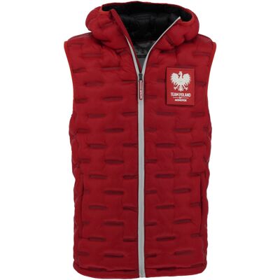 Kamizelka męska Monotox MX23079 VEST INSULATOR GLUED RED / BLACK / RED Czerwona Kamizelka męska Monotox MX23079 VEST INSULATOR GLUED RED / BLACK / RED Czerwona